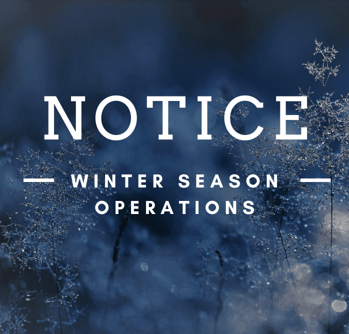 Winter Seasonal Operations (Parks) 