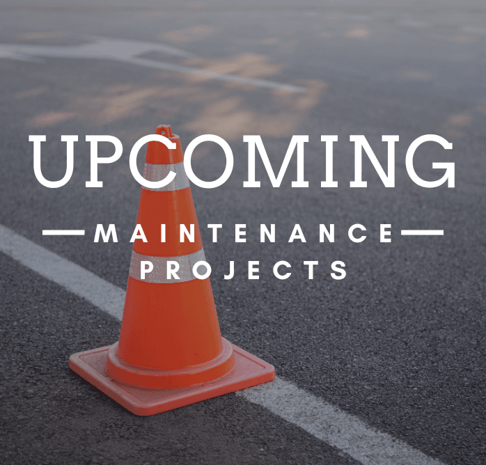 Upcoming Maintenance
