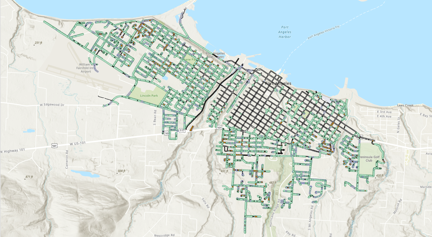 Sidewalks Map