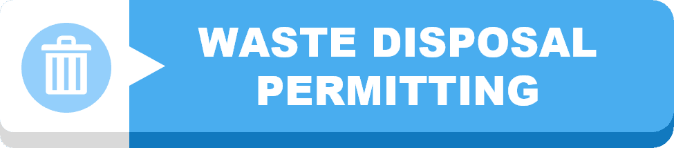 Waste Disposal Permitting Button