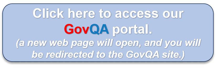 GovQA Portal Banner