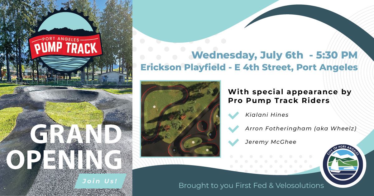 Port Angeles Pump Track Social Post