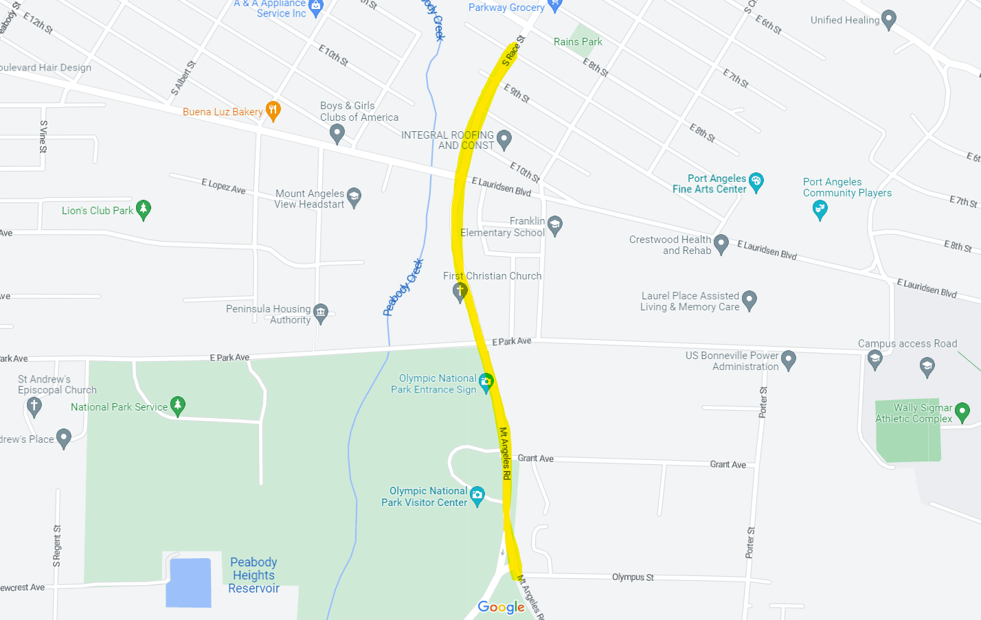 Race Street Improvement Phase One Construction Zone